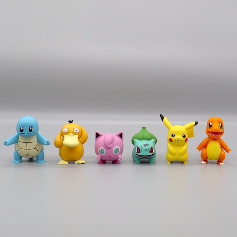 Mô hình Pikachu 6 kiểu trang trí xe hơi