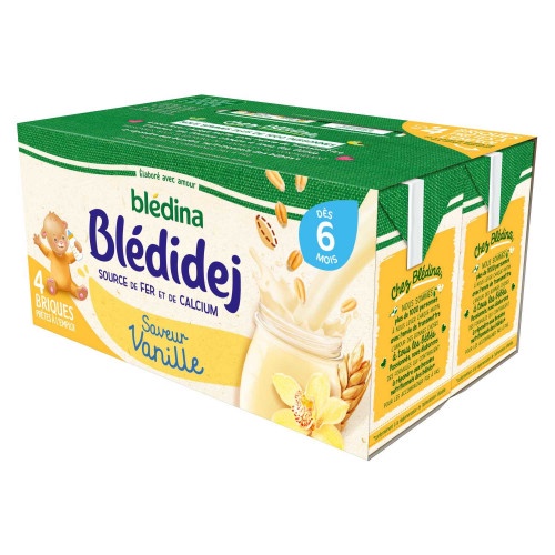 Sữa nước Bledina Pháp (250ml x 4 hộp) - date 2022