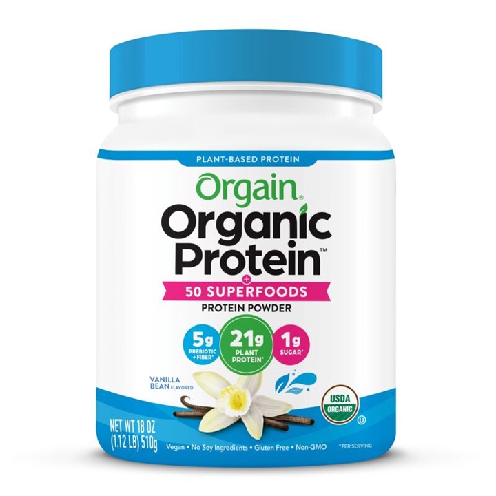 Orgain Bột đạm thực vật hữu cơ Organic Protein Superfoods 510g