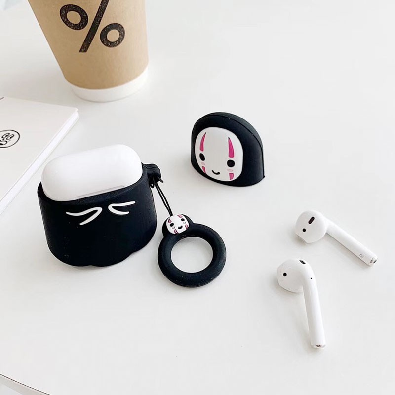 Case Airpods vô diện, vỏ ốp đựng bảo vệ tai nghe bluetooth Airpod 1 2 Pro chất liệu silicon