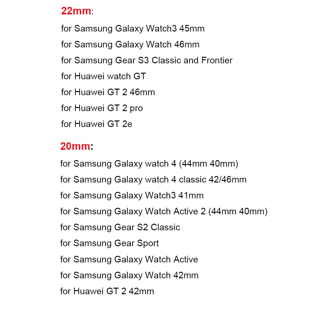 HUAWEI Dây Đeo Nylon 20 / 22mm Khóa Kim Loại Cho Đồng Hồ Thông Minh Samsung Galaxy Watch 4 3 41 45mm GT3 GT2e GT2