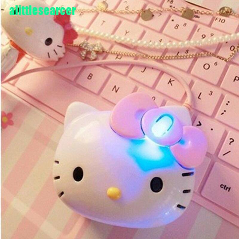 Chuột Quang Chơi Game Có Dây Hình Hello Kitty 3d Usb 2.0 Pro