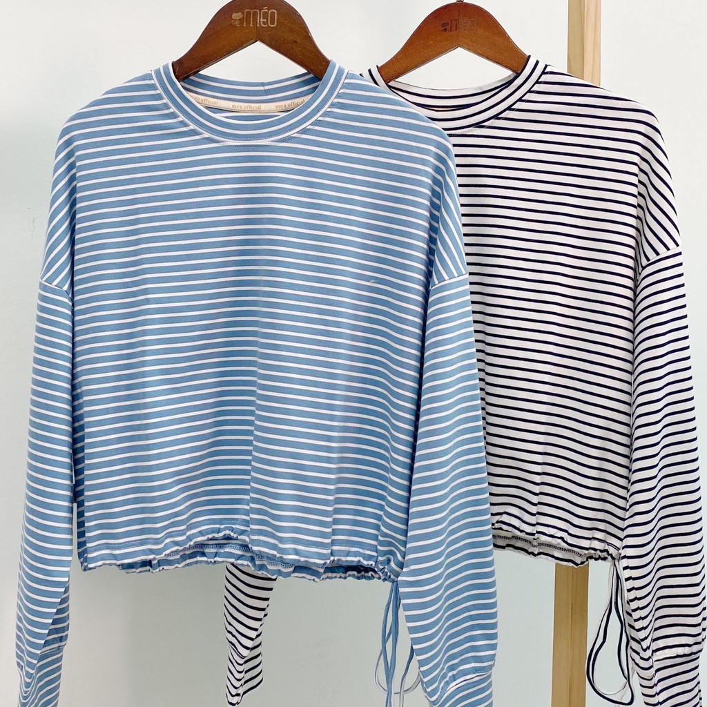 Áo Nỉ dài tay cổ tròn Amity Méo Shop | BigBuy360 - bigbuy360.vn