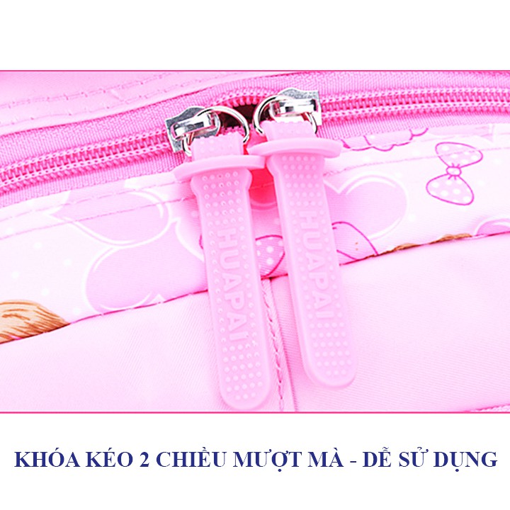 Balo đi học cho bé gái, balo học sinh hình công chúa xinh xắn phù hợp cho bé gái 6-10 tuổi BBShine – B009