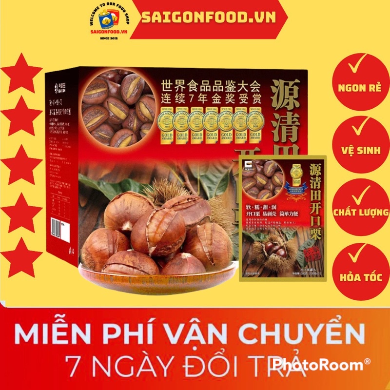 [Nội Địa Date Mới] Hạt Dẻ Hấp Tách Vỏ Nhật Bản 260g - Hạt Dẻ Cao Cấp Ngọt Bùi Tốt Cho Tim Mạch, Chống Lão Hoá &amp; Ăn Vặt