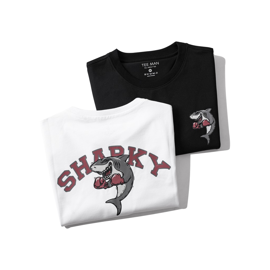 [Mã SKAMA07 giảm 8% TỐI ĐA 50K đơn250K] Áo thun nam cổ tròn Sharky trẻ trung, năng động - TEEMAN | BigBuy360 - bigbuy360.vn