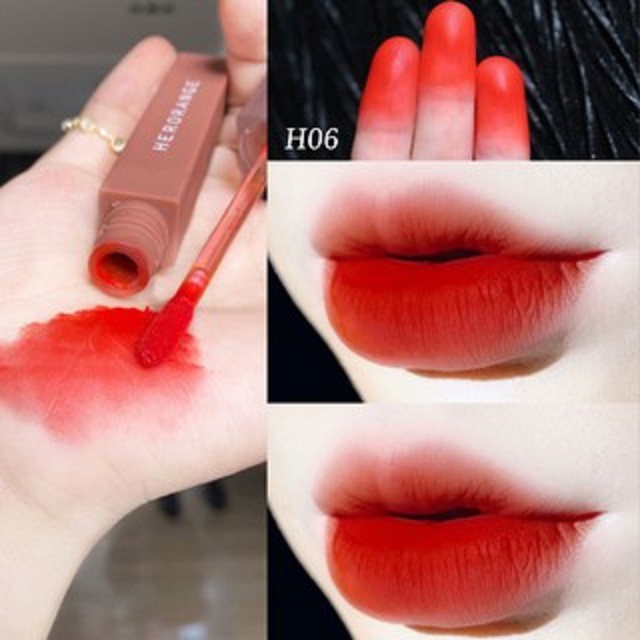 Son kem HERORANGE vỏ cam mịn lì mềm môi căng mọng Nude Colordiary siêu hot trend AmiHouse.99