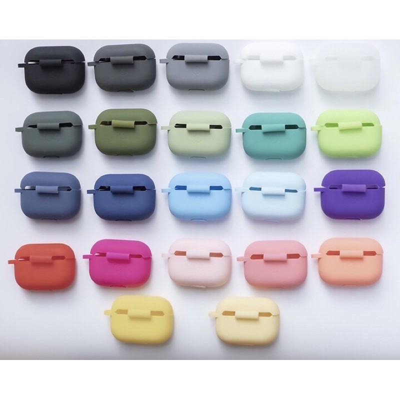 Vỏ Bảo Vệ Airpod Pro Silicon Trong Suốt / Nhiều Màu Chống Trầy Xước