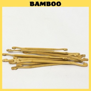 Cầu lồng khuyên Bamboo cầu thẳng rồng chất liệu gỗ dành cho chim đứng rẻ, đẹp