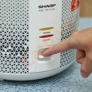 [Chính hãng] Nồi cơm điện nắp gài Sharp KS-181TJV