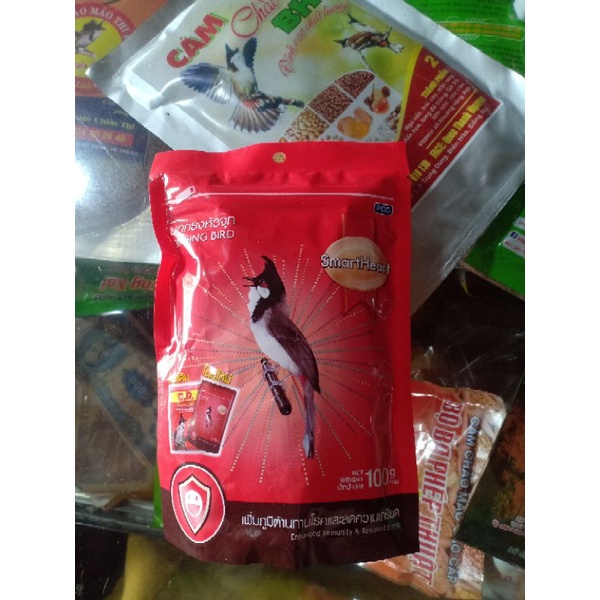 cám chim chào mào thái đỏ