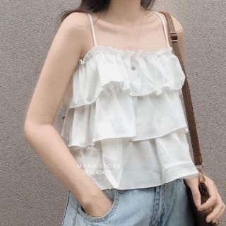 ÁO 2 DÂY BÈO TẦNG