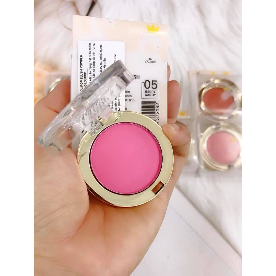 Phấn Má Hồng Vacosi Lolipop Blush