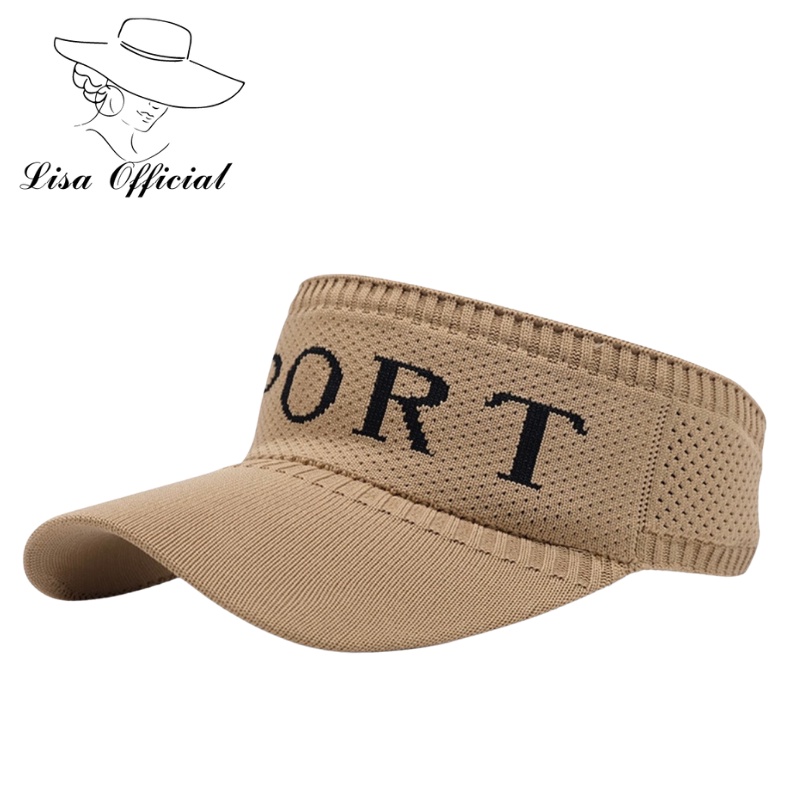 Mũ Nửa Đầu  Lisa Official  Nón Lưỡi Trai Nửa Đầu Sport Kiểu Dáng Tennis Hot Hit - SV-22