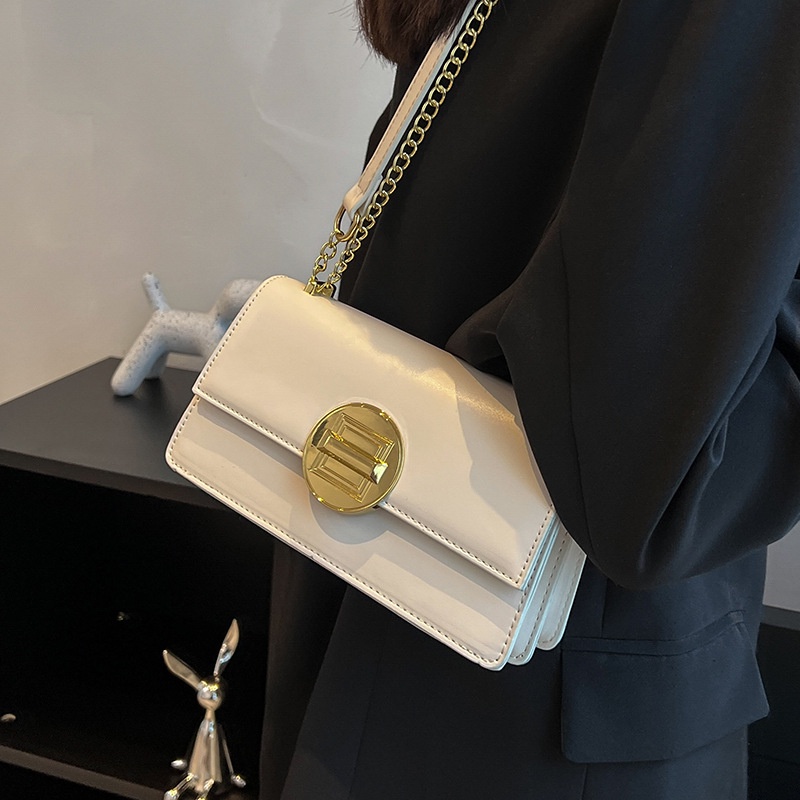 Túi đeo chéo IELGY dây xích phong cách retro thời trang mùa hè dành cho nữ