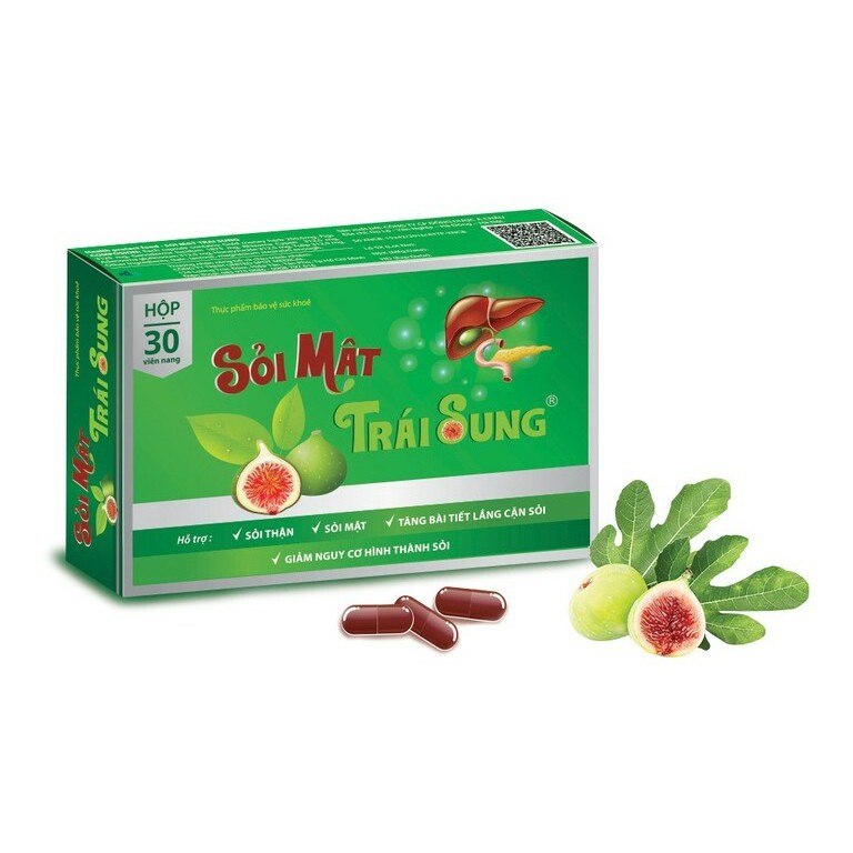 Sỏi mật sỏi thận trái sung - Hỗ trợ tốt chức năng tiêu hóa, bào mòn sỏi, phòng chống sỏi