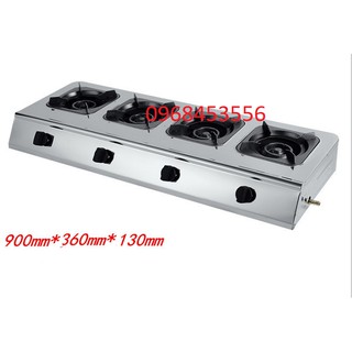 Bếp gas 4 họng - 4 cửa