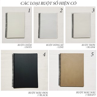 Sổ Tay Quote dễ thương - size A5