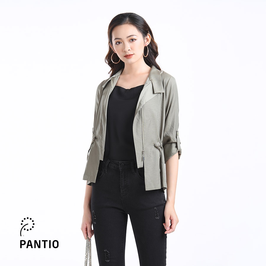 Áo khoác nỉ mỏng kiểu dáng jum bo eo đặc biệt FKM7540 - PANTIO