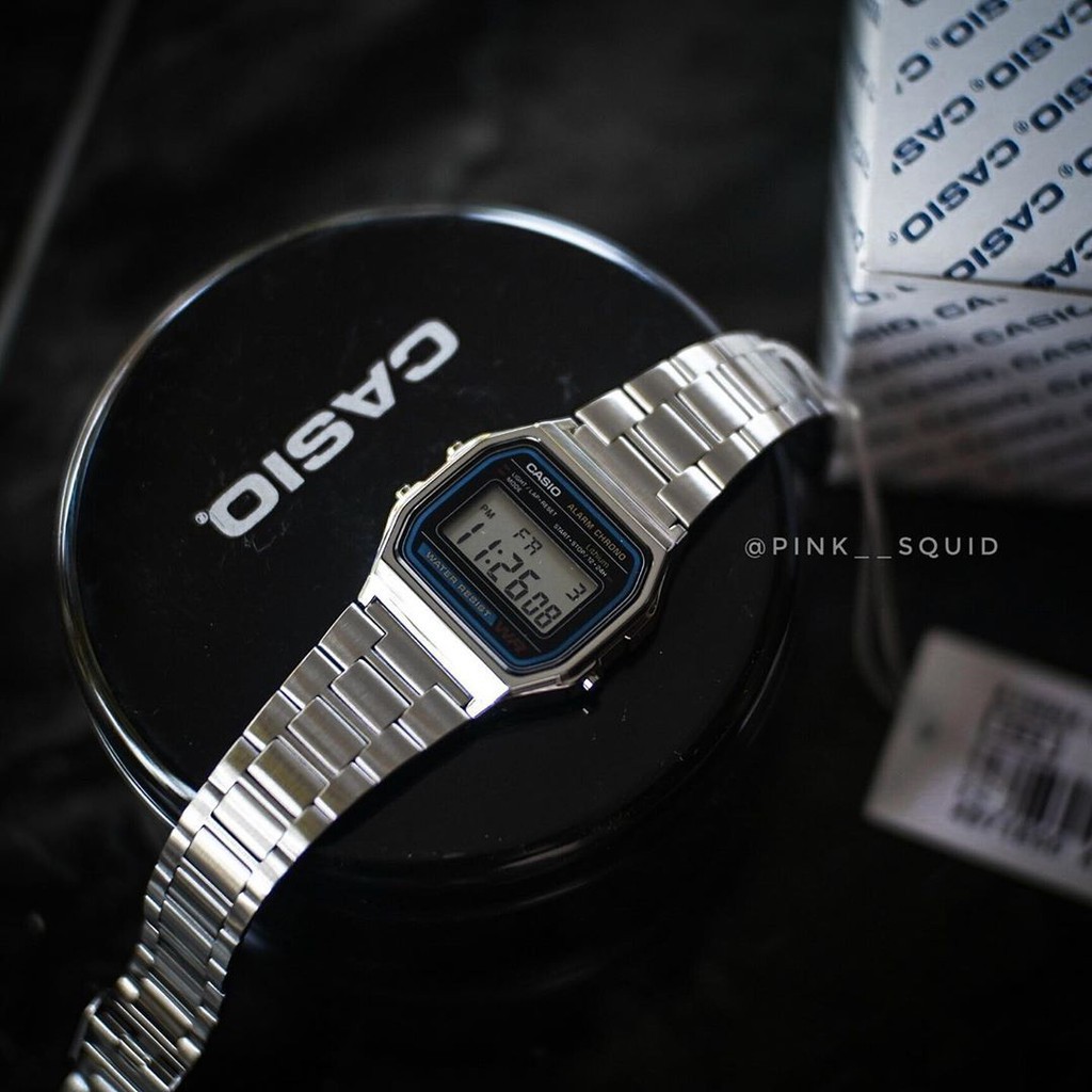 Đồng hồ nam casio A159-A158 Full box điện tử chống nước siêu cá tính và trẻ trung năng động