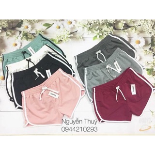 Quần đùi nữ chất thun da cá đủ màu