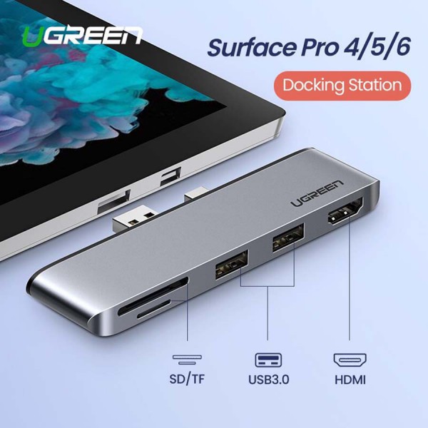 Cổng Chuyển Đa Năng Cho Surface Pro Ugreen 70338