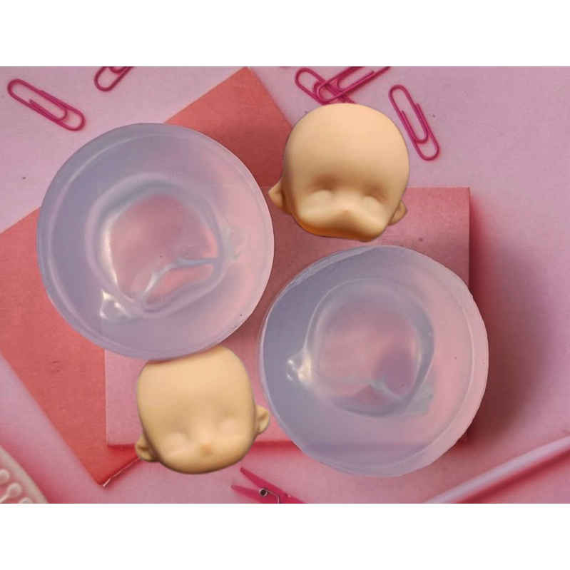 Khuôn mặt cừu nặn tượng đất sét búp bê doll, chibi , mô hình figure silicone trong dẻo