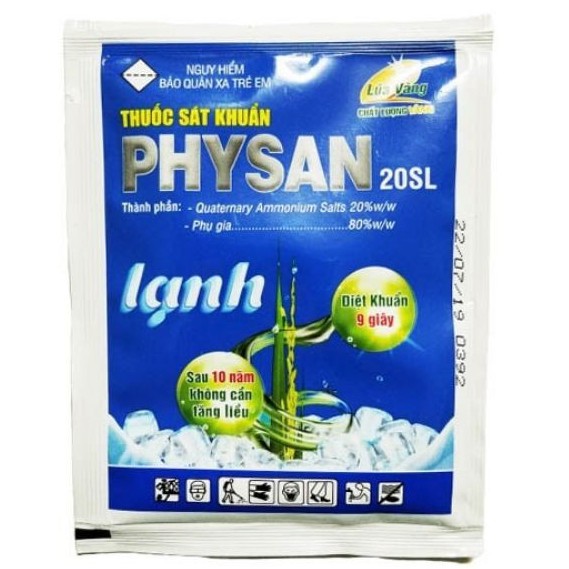 Thuốc Sát Khuẩn Trừ Nấm Bệnh, Thối Nhũn Cho Lan - PHYSAN 20SL - 25ml