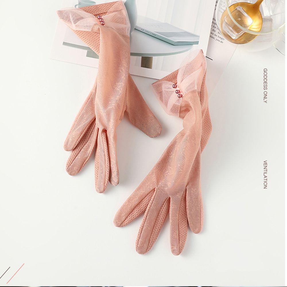 QQMALL Găng Tay Chống Trượt Thoáng Khí Màu Sắc Thời Trang