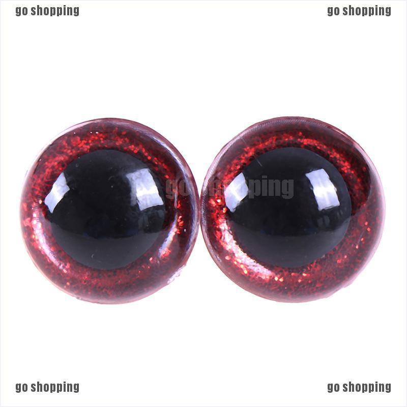 {go shopping}16/18/20/24mm Shinning Plastic Doll Eyes Craft Eyes DIY For Plush Bear Stuffed