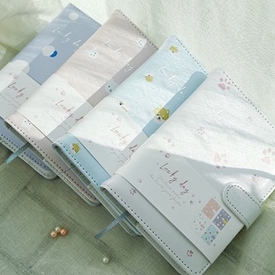 Sổ tay bìa da PU Lucky Day