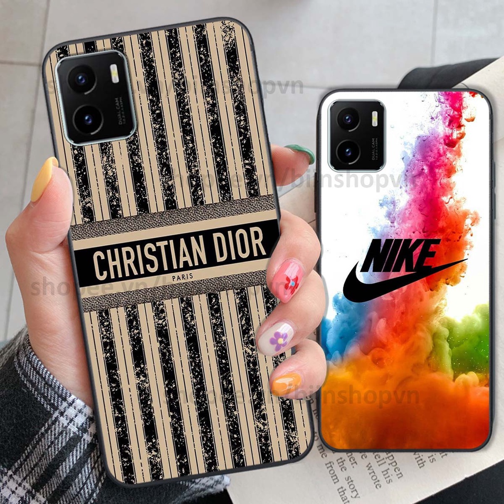 Ốp Vivo Y15s in hình thương hiệu nhiều màu sắc thể thao cá tính thời trang