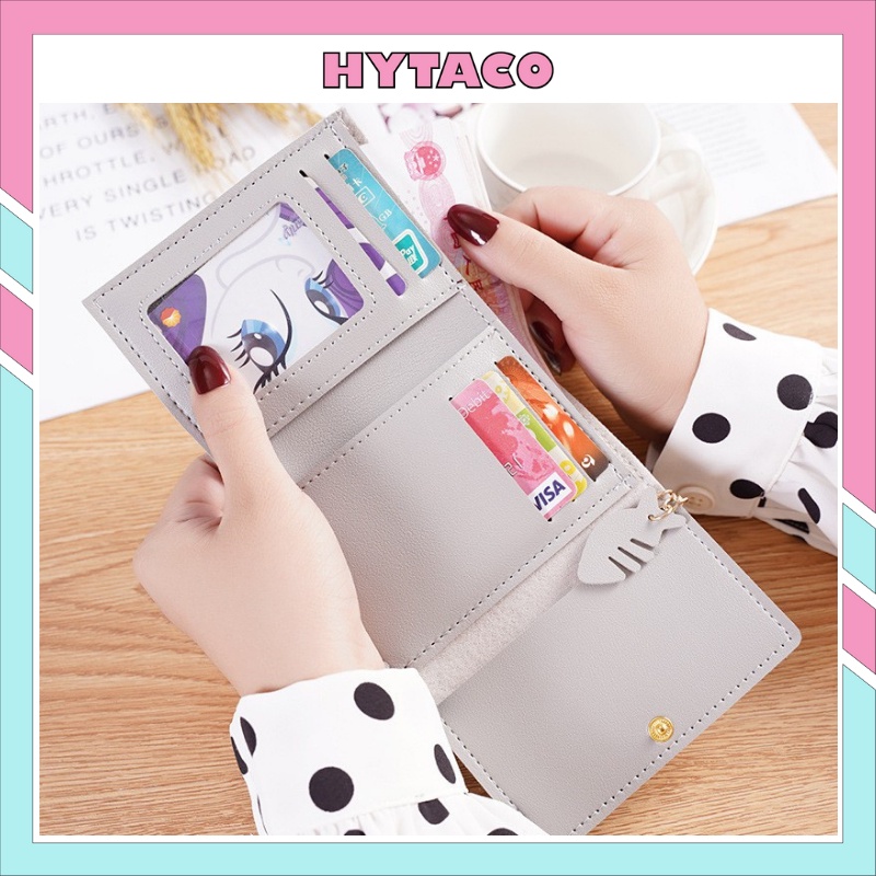 Ví nữ ngắn mini nhỏ gọn đẹp bỏ túi cute đựng tiền giá rẻ HYTACO VN02