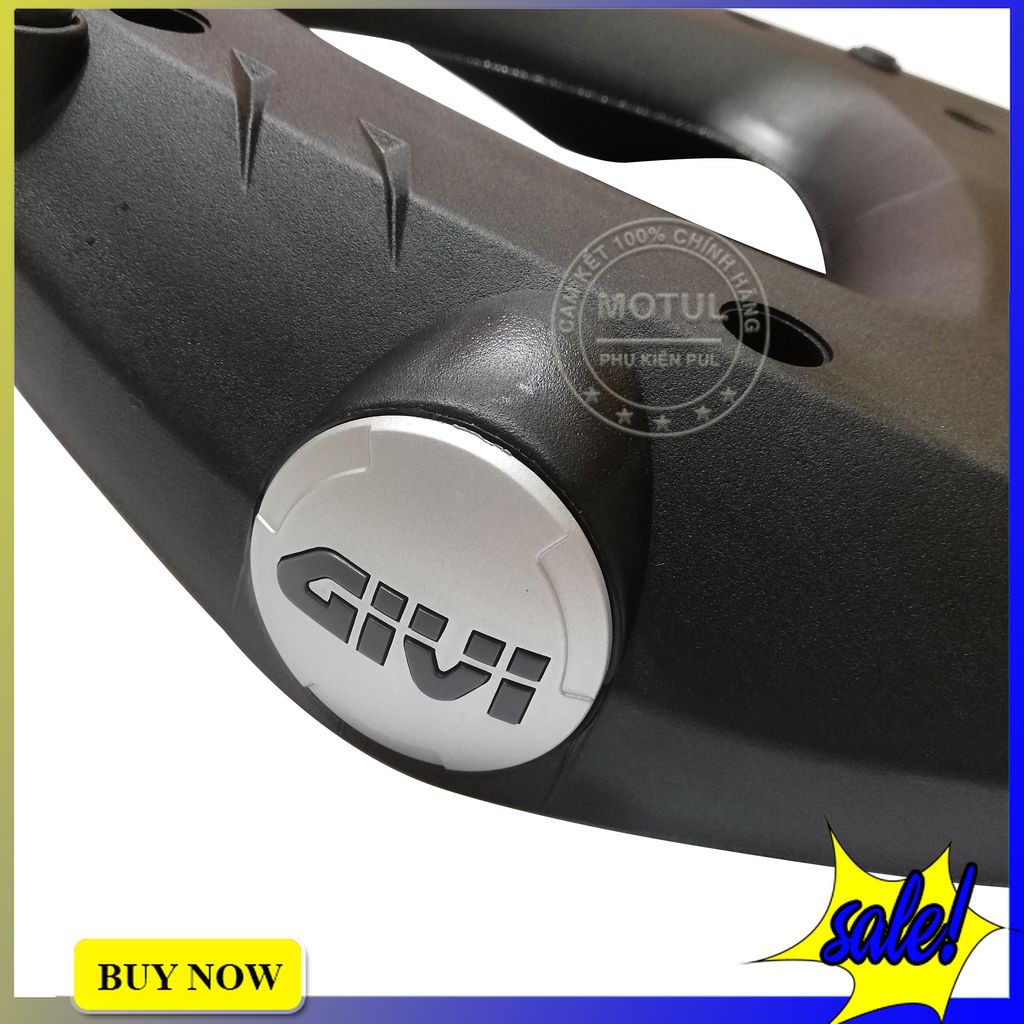 Cảng sau GIVI HRV cho JUPITER RC, JUPITER FI chắc chắn có sẵn đế gắn thùng hàng chính hãng tiện lợi chở đồ
