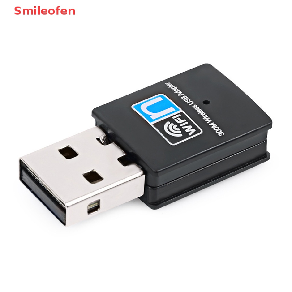 Usb Wifi Không Dây Mini 300Mbps Dành Cho Máy Tính Để Bàn Laptop Windows 10 / 8 / 7 Mới