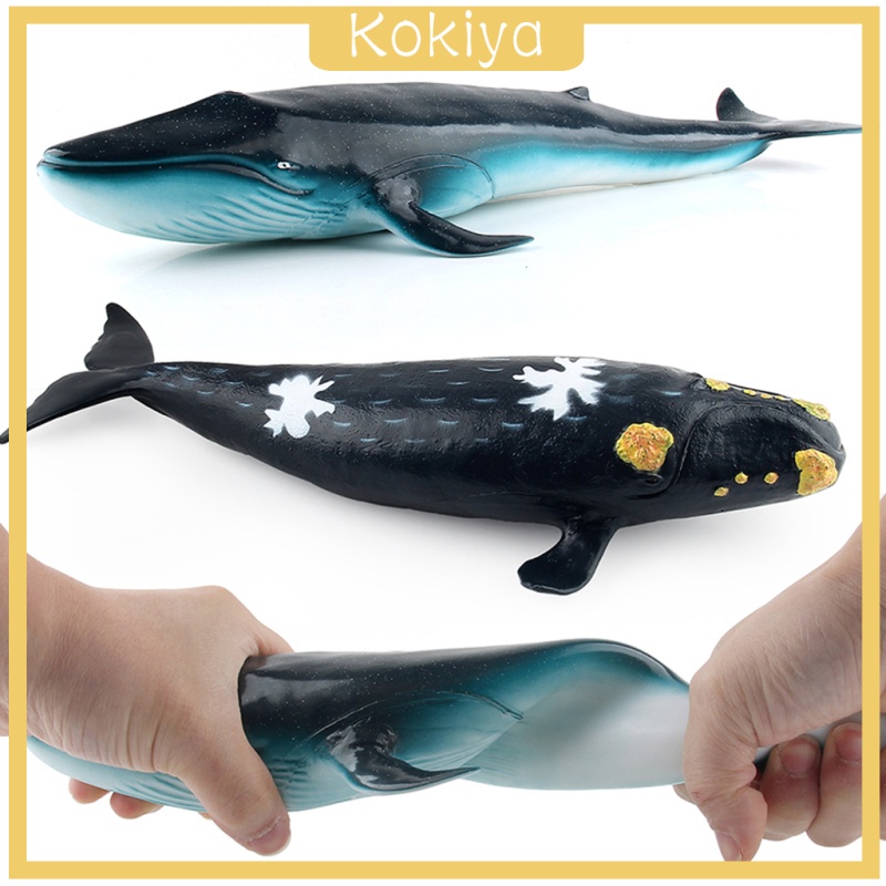 Mô Hình Cá Voi Xanh Bằng Nhựa Thực Tế Đồ Chơi Giáo Dục Cho Bé