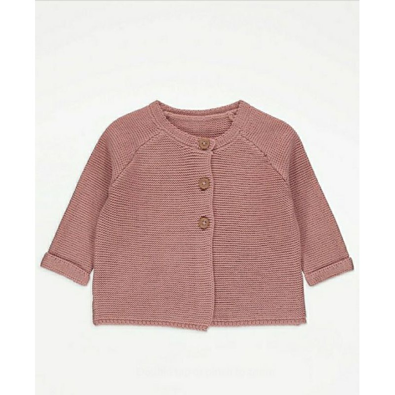 Cardigan hồng George UK Auth sz 9-24m