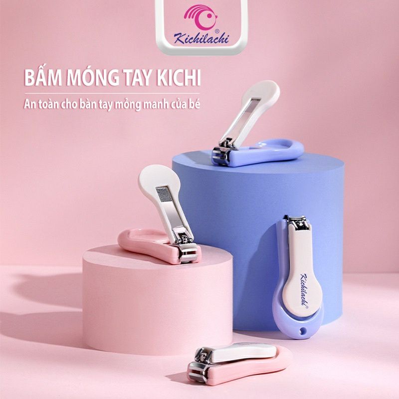 Bộ bấm móng tay/ cắt móng tay cho bé sơ sinh Kichi 4 món tiện dụng