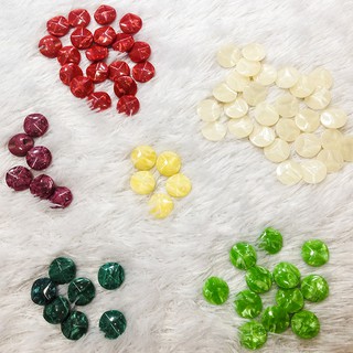 Cúc áo vân xà cừ nút các loại khuy họa tiết nhiều màu siêu đẹp