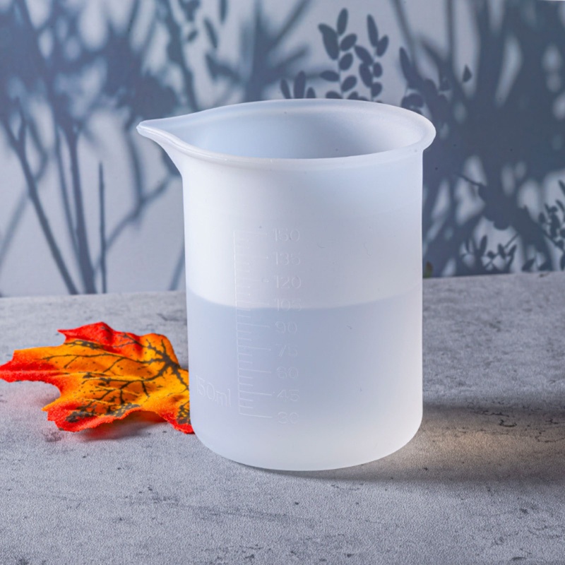 Cốc Đo Lường 100ml Không Dính Bằng Nhựa Resin Có Thể Tái Sử Dụng