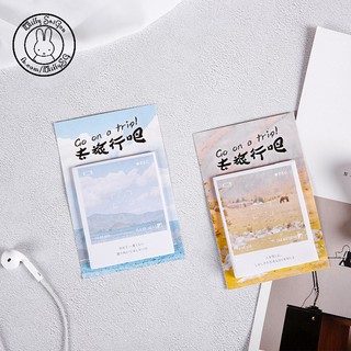 Bộ giấy ghi chú/giấy note GO ON A TRIP