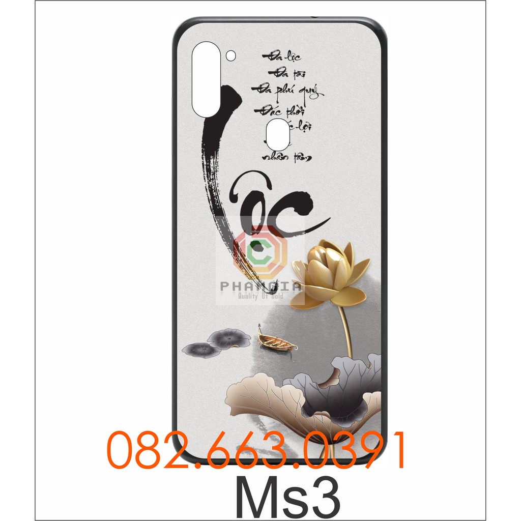 Ốp lưng Samsung A11 dẻo in hình thư pháp