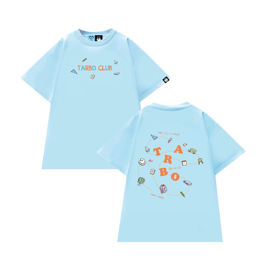 TARBO TEE SCHOOL ÁO THUN TAY NGẮN NAM NỮ Cotton 4 Chiều Local Brand