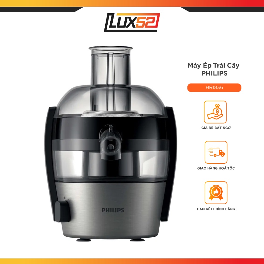 Máy ép trái cây HR1836/00-Bảo Hành Chính Hãng
