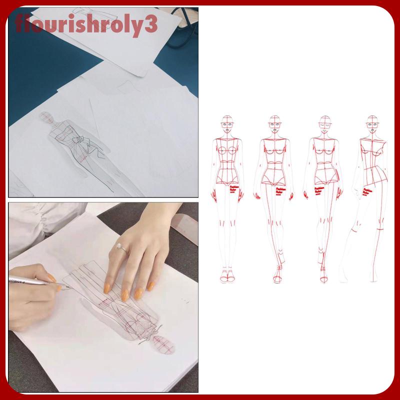 Bộ Thước Vẽ Phác Thảo Thiết Kế Thời Trang