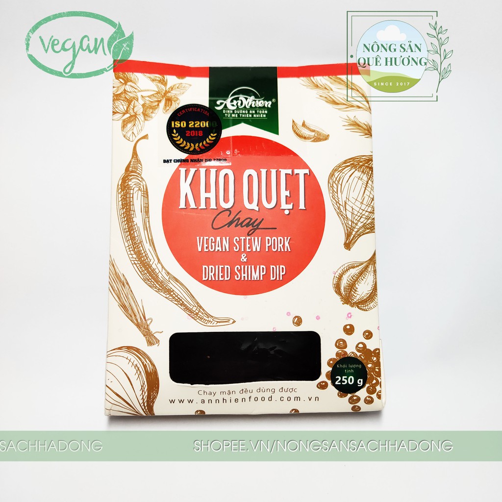 Kho quẹt chay An Nhiên nguồn gốc thực vật giàu dinh dưỡng - Túi 250g