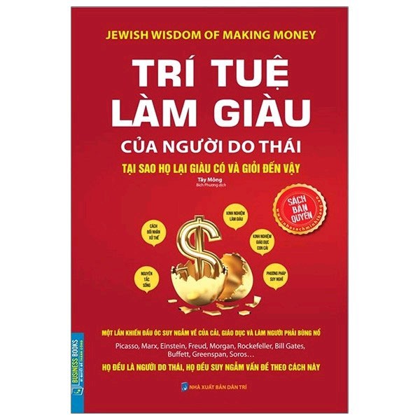 Sách - Businessbooks - Trí tuệ làm giàu của người Do thái (tại sao họ lại giàu và giỏi đến vậy)