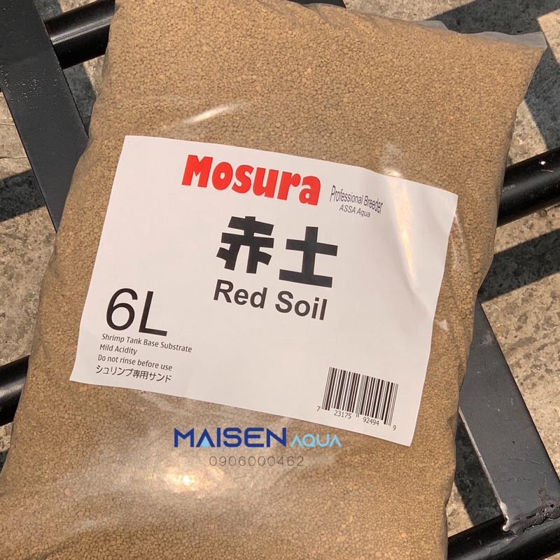 Phân Nền Mosura Red Soil Nuôi Tép Cảnh
