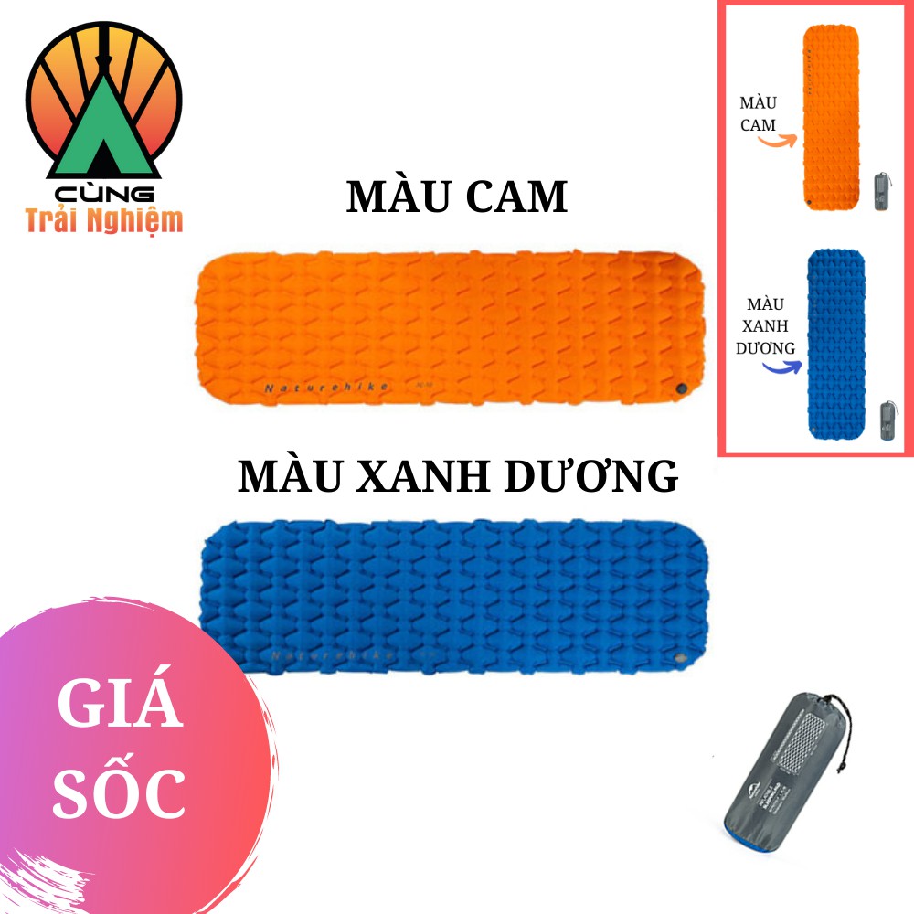 Đệm, Nệm bơm hơi chống Thấm cho Văn Phòng Du Lịch Dã Ngoại Cắm Trại NatureHike NH19Z032-P