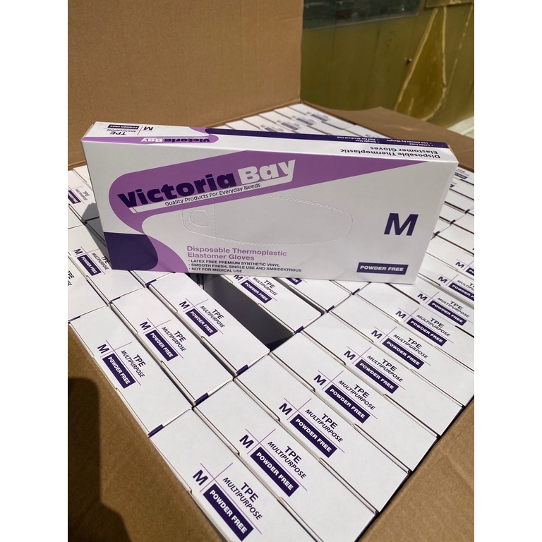 Hộp 100 găng tay nấu ăn siêu dai Victoria Bay